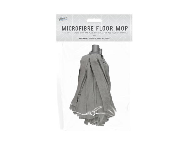 Universal Microfibre Strip Mop Head - 5056283863554