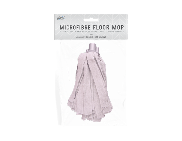 Universal Microfibre Strip Mop Head - 5056283863554