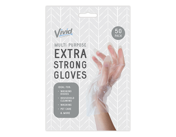 Multi Purpose Extra Strong Gloves 50pk - 5056283865855