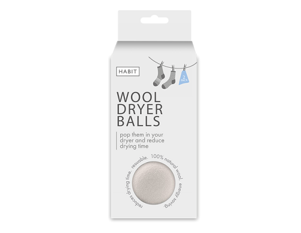Wool Dryer Balls 7cm 2pk - 5056283867972