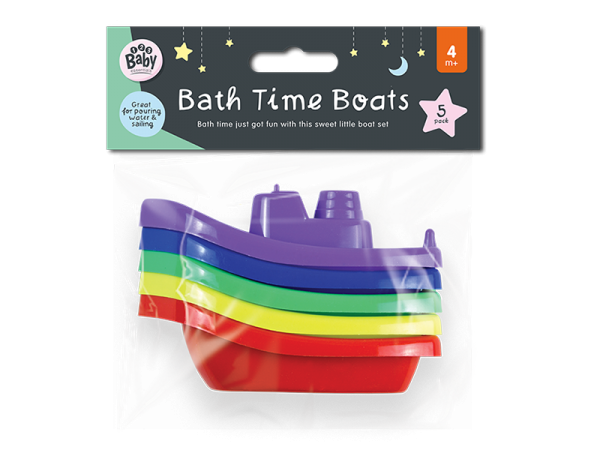 Bath Time Boats - 5 Pack 5056170307192