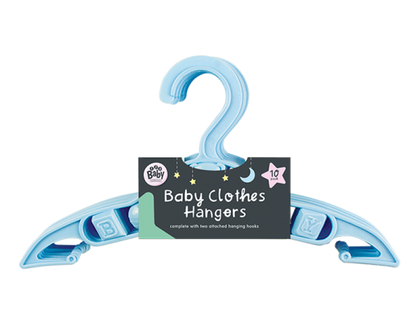 Baby Clothes Hangers - 10 Pack Wholesale
