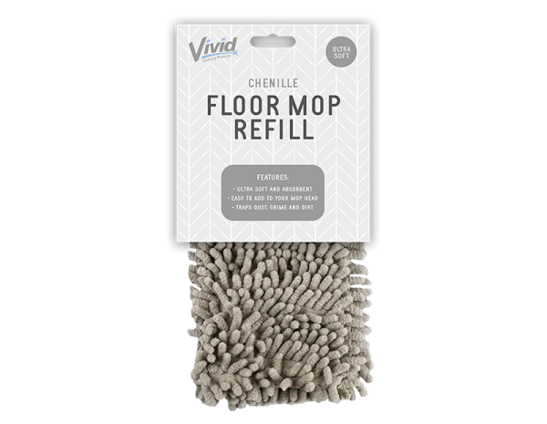 Chenille Flat Mop Refill - 5056170370073