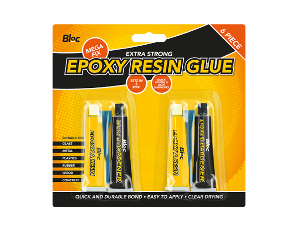 Epoxy Resin Glue  Extra Strong - 6 Piece