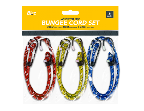 Bungee Cord Set - 6 Piece