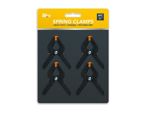 Heavy Duty Spring Clamps 4pk