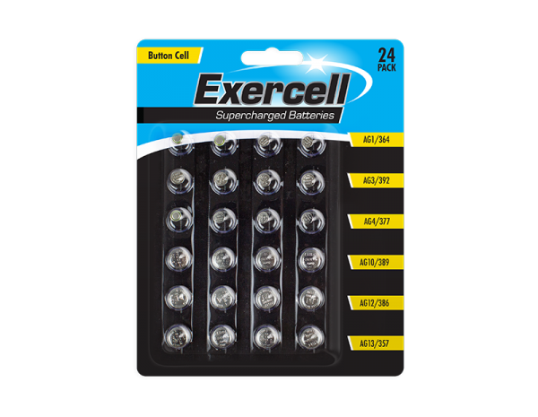 Button Cell Batteries - 24 Pack - 5056170304030
