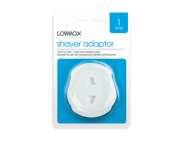 Shaver & Toothbrush Power adaptor 1-amp - 5056283804519
