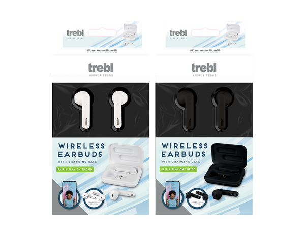 Wireless Earphones with Touch Control & Charging Case