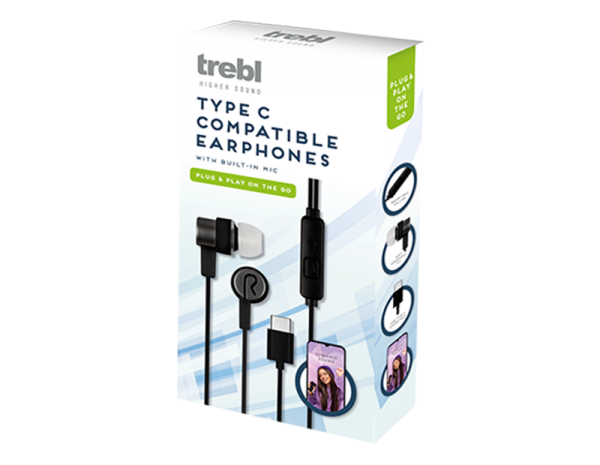 Earphones with Microphone Type C Port