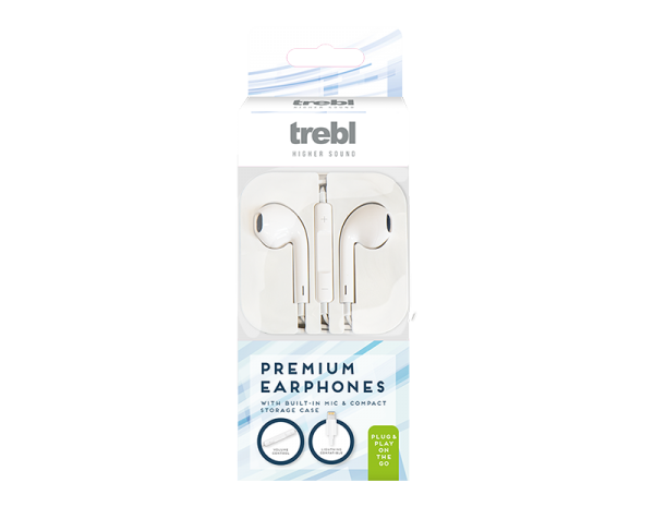 Stereo In Ear Headphones with Mic Lightning