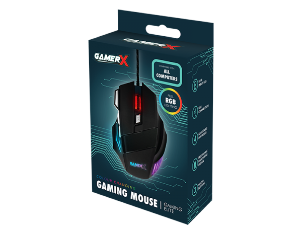 Gaming Mouse with RGB Lighting - 5056283862236