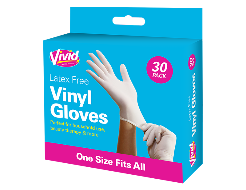 Vinyl Gloves 30pk - 5056283865688