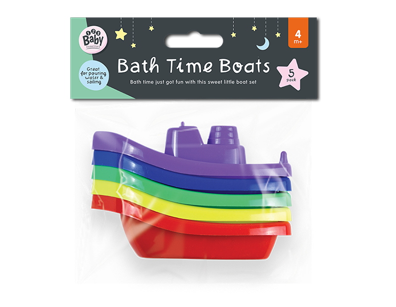 Bath Time Boats - 5 Pack 5056170307192