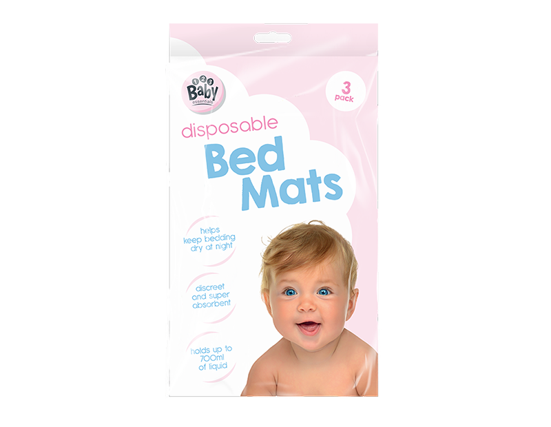Disposable Toddler Bed Mats - 3 Pack