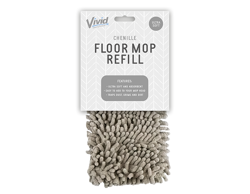 Chenille Flat Mop Refill - 5056170370073