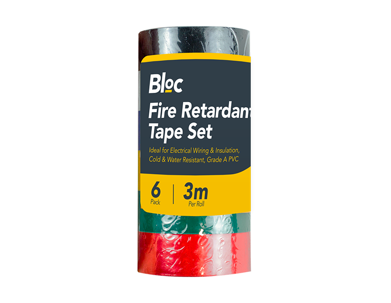 Fire Retardant Tape Set - 6 Pack