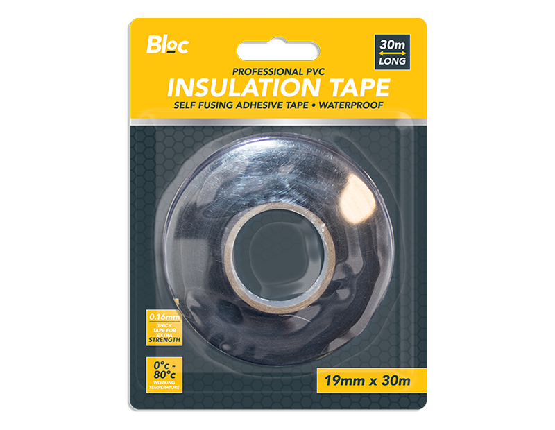 Black PVC Professional Insulating Tape