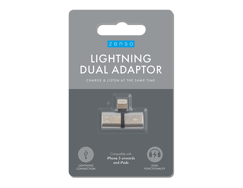Lightning Charge Audio Adaptor