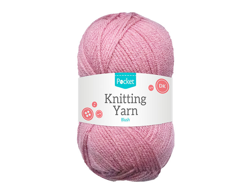 Acrylic Knitting Yarn Blush 75g