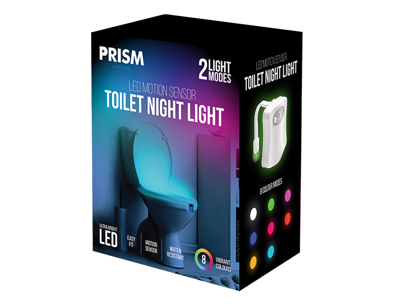 LED Motion Sensor Toilet Night Light - 5056283861383