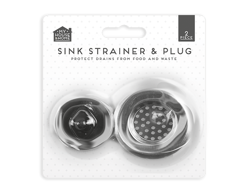 Sink Strainer & Plug Set - 2 Piece