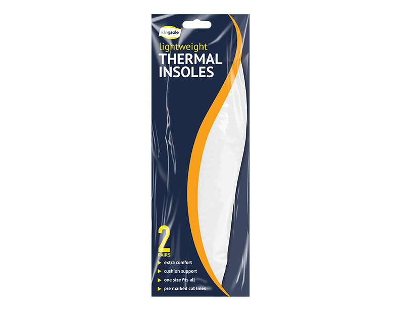 Thermal Insoles - 2 Pairs