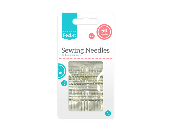 Sewing Needles - 50 Pack