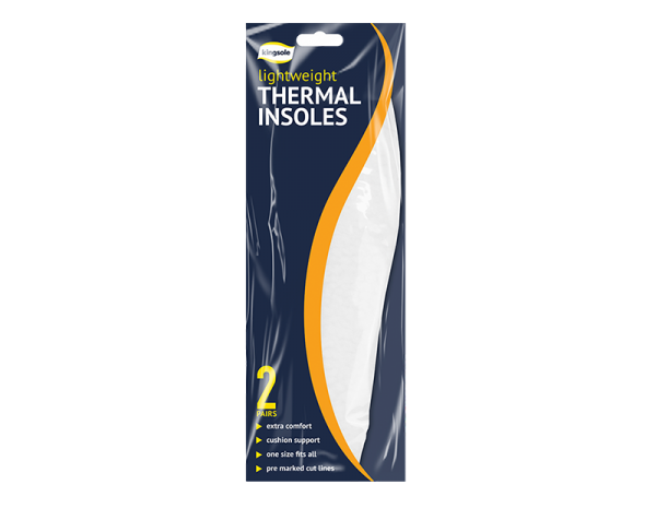 Thermal Insoles - 2 Pairs